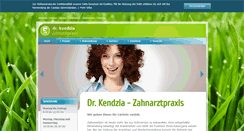 Desktop Screenshot of dr-kendzia.de