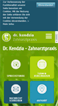 Mobile Screenshot of dr-kendzia.de