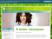 Tablet Screenshot of dr-kendzia.de